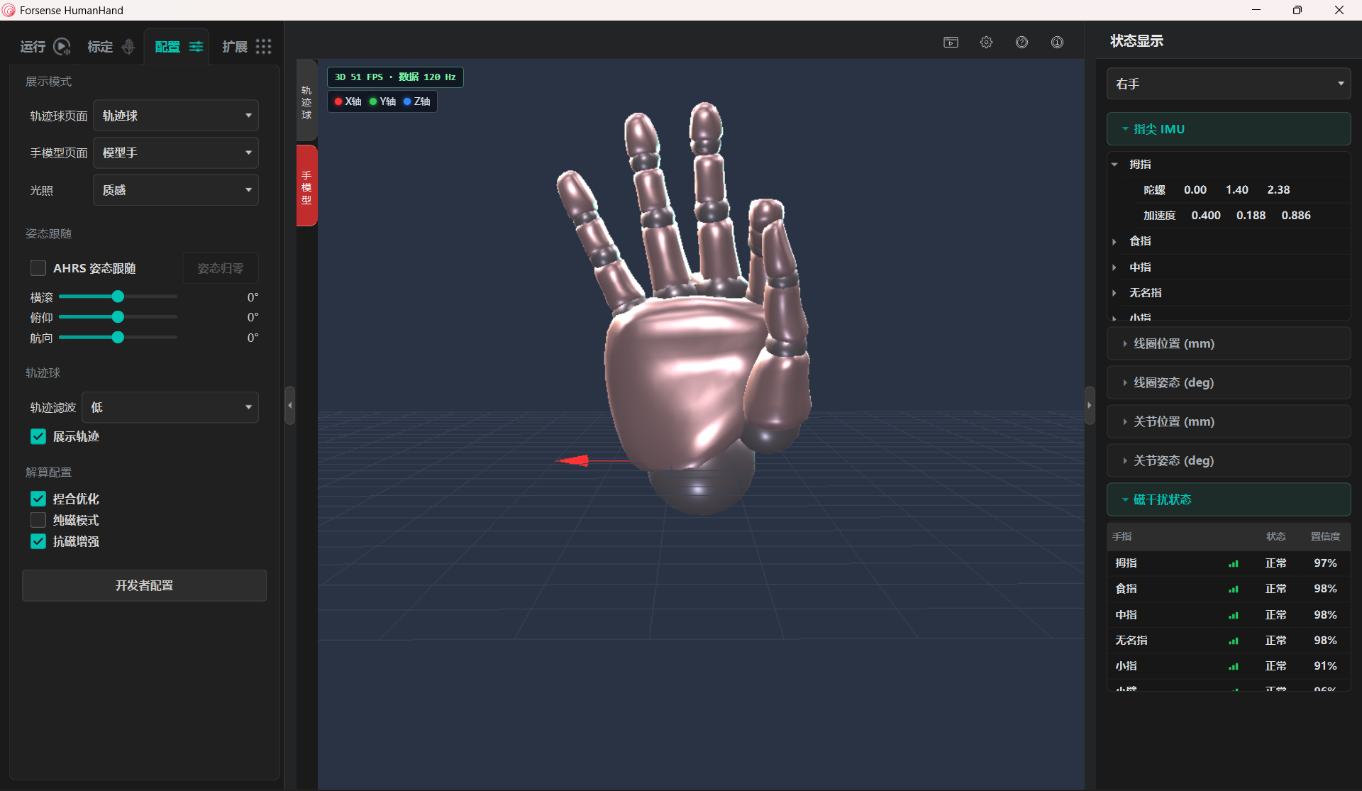 Model hand